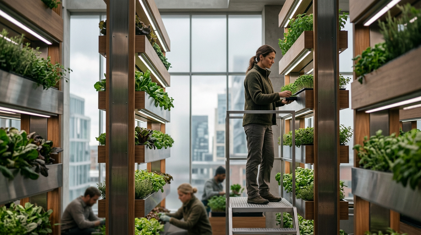 Vertical Farming: Wie senkrechte Landwirtschaft Städte versorgt